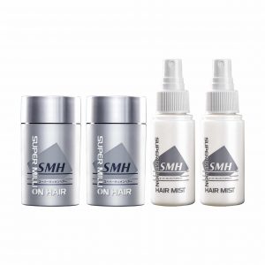 Super Million Hair - Combo Pack - 2 Fibers and 2 Hard Mists